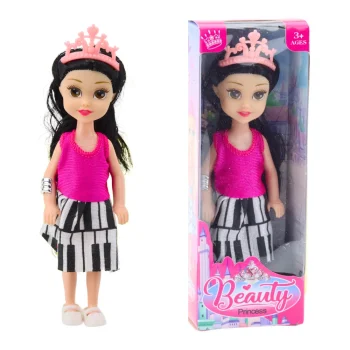 Mini Lutka Princeze S Krunom, 14 Cm, Miks Boja 2