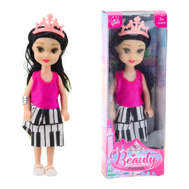 Mini Lutka Princeze S Krunom, 14 Cm, Miks Boja 2