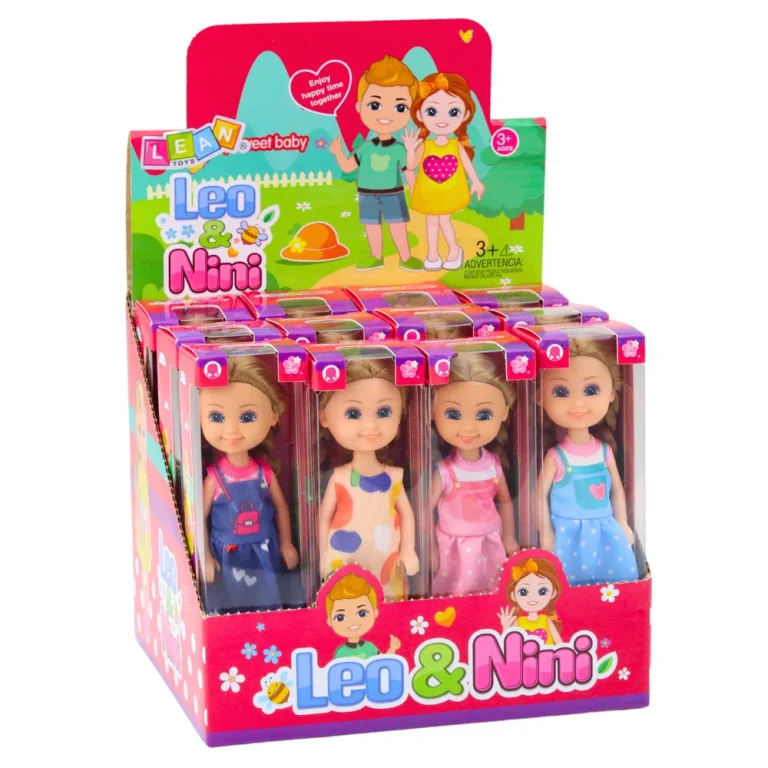 Mini Lutka S Dugom Kosom U Haljini, 15 Cm, Miks Boja 7