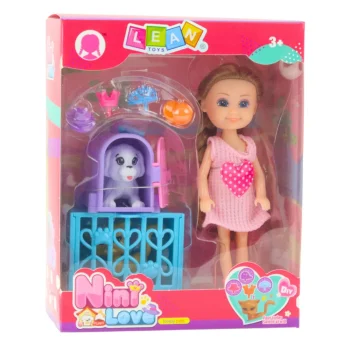 Mini Lutka S Kolicima I Mačićima, Ružičasta 5