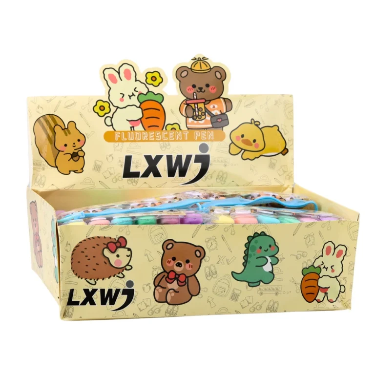 Mini Markeri Capybara Pastelni 6 Kom U Kutiji 4