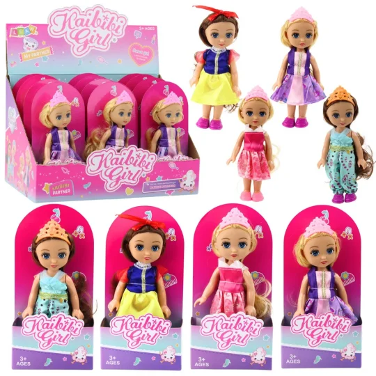 Mini Princeza Lutka S Krunom 17 Cm, Mix 1