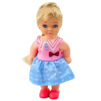 Mini Set: Lutka S Dva Psa, Krevetom I Zdjelicama 2