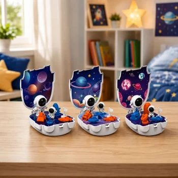 Mini Svemirski Set S Kozmonautom I Planetima 4