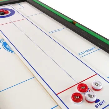 Mobilni Stol Za Igru ​​8 U 1 Za Stolni Nogomet, Bilijar, Kuglanje, Hokej, Stolni Tenis, Curling 6