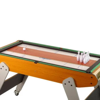 Mobilni Stol Za Igru ​​8 U 1 Za Stolni Nogomet, Bilijar, Kuglanje, Hokej, Stolni Tenis, Curling 8