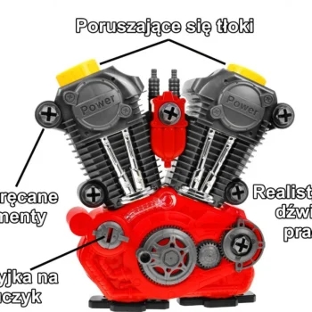 Model Automobilskog Motora Za Sastavljanje 3+ 5