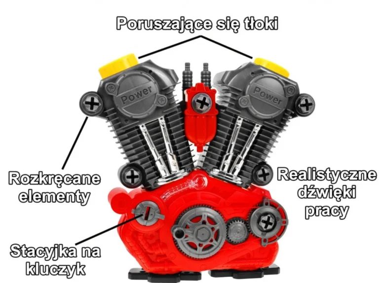 Model Automobilskog Motora Za Sastavljanje 3+ 5