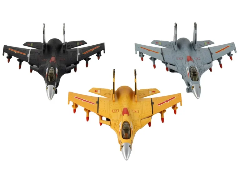 Model Aviona S Frikcionim Pogonom, Sivi, Crni Ili žuti 11