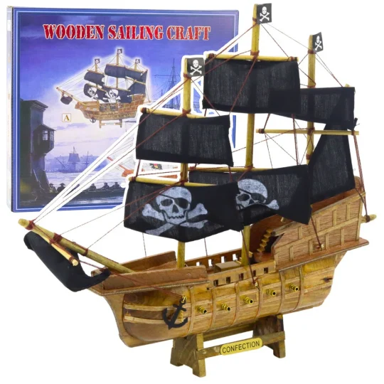 Model Gusarskog Jedrenjaka Crna Jedra 33 × 29 Cm 1