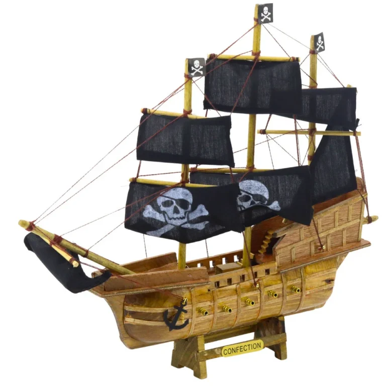 Model Gusarskog Jedrenjaka Crna Jedra 33 × 29 Cm 2