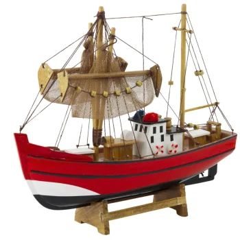 Model Ribarskog Broda Crveno Bijeli 30 × 26 Cm 2