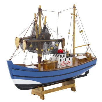 Model Ribarskog Broda Plavo Bijeli 30 × 26 Cm 2