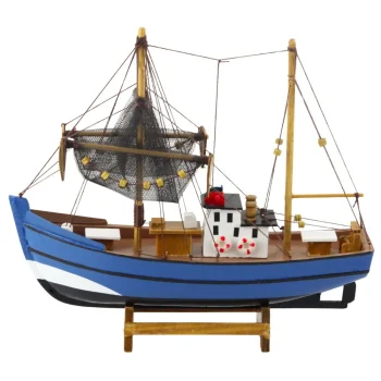 Model Ribarskog Broda Plavo Bijeli 30 × 26 Cm 3
