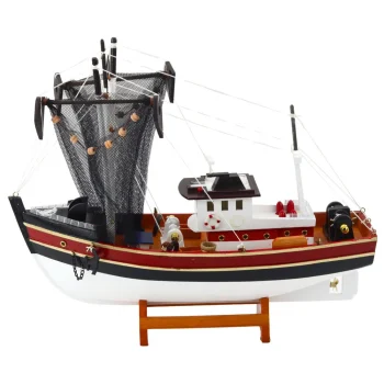 Model Ribarskog Broda S Mrežom 38 × 31 Cm 2