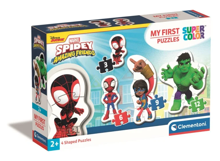 Moje Prve Zagonetke 3 6 9 12 Spidey I Prijatelji Clementoni 20836 1
