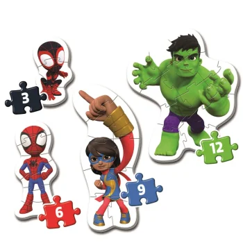 Moje Prve Zagonetke 3 6 9 12 Spidey I Prijatelji Clementoni 20836 2