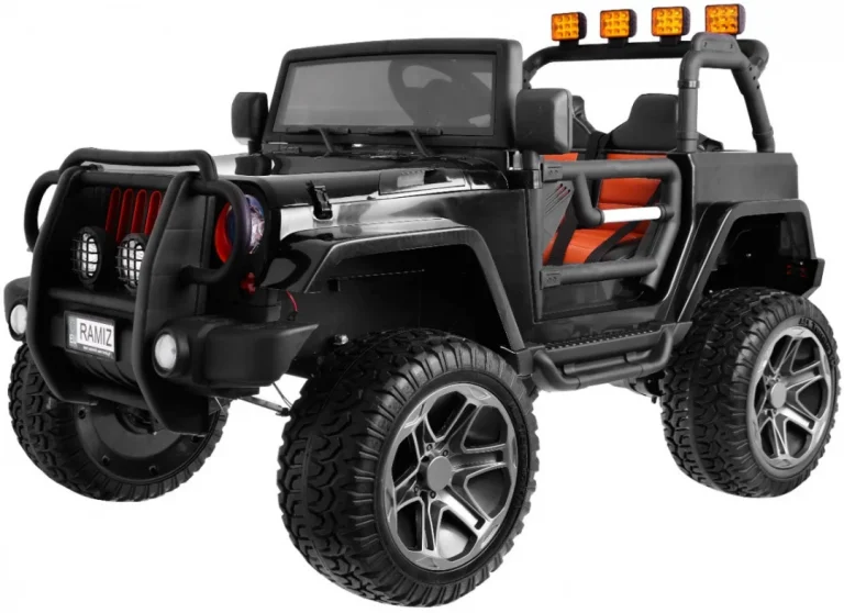 Monster 4x4 Terenski Džip Na Akumulator, Crni 1