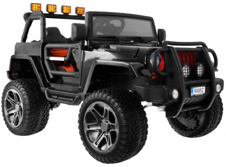 Monster 4x4 Terenski Džip Na Akumulator, Crni 2
