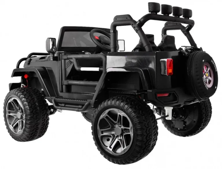 Monster 4x4 Terenski Džip Na Akumulator, Crni 4