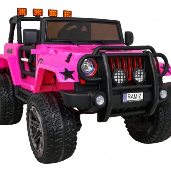 Monster 4x4 Terenski Džip Na Akumulator, Ružičasti 10