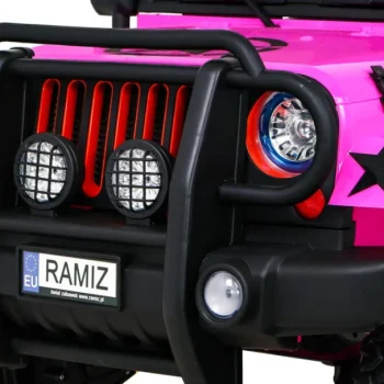 Monster 4x4 Terenski Džip Na Akumulator, Ružičasti 12