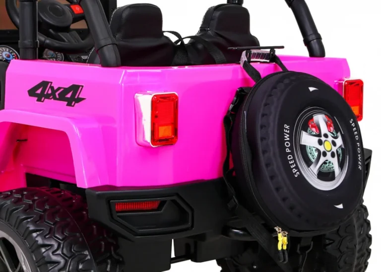 Monster 4x4 Terenski Džip Na Akumulator, Ružičasti 13