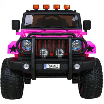 Monster 4x4 Terenski Džip Na Akumulator, Ružičasti 3