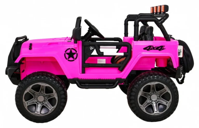 Monster 4x4 Terenski Džip Na Akumulator, Ružičasti 4