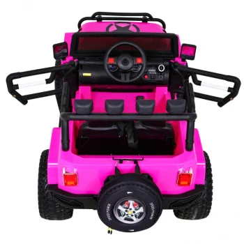 Monster 4x4 Terenski Džip Na Akumulator, Ružičasti 7