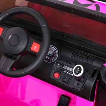 Monster 4x4 Terenski Džip Na Akumulator, Ružičasti 9