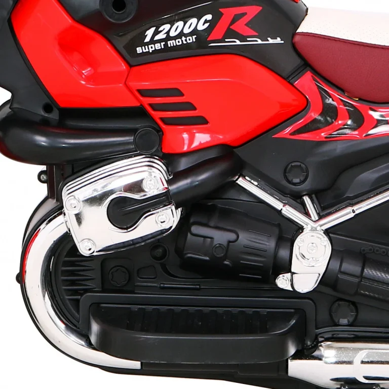 Motocikl 1200cr Na Akumulator, Crveni Motor Na Akumulator 12