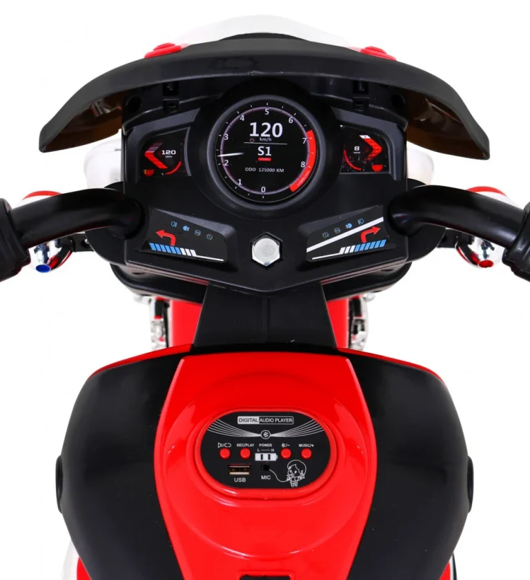 Motocikl 1200cr Na Akumulator, Crveni Motor Na Akumulator 8