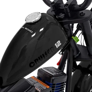 Motocikl Cruiser 12 Skuter Na Akumulator, Crni Motor Na Akumulator 18