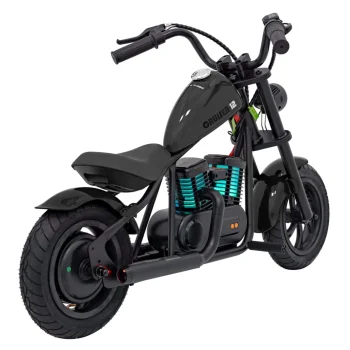 Motocikl Cruiser 12 Skuter Na Akumulator, Crni Motor Na Akumulator 9
