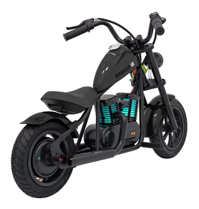 Motocikl Cruiser 12 Skuter Na Akumulator, Crni Motor Na Akumulator 9