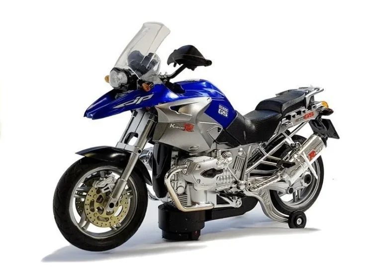 Motocikl Na Baterije Sa Svjetlima I Glazbom, Plavi 2