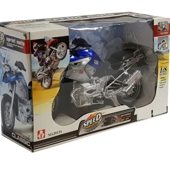 Motocikl Na Baterije Sa Svjetlima I Glazbom, Plavi 3