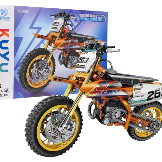 Motor Cross Set Od 450 Kockica 1:8 1