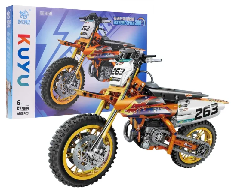Motor Cross Set Od 450 Kockica 1:8 1
