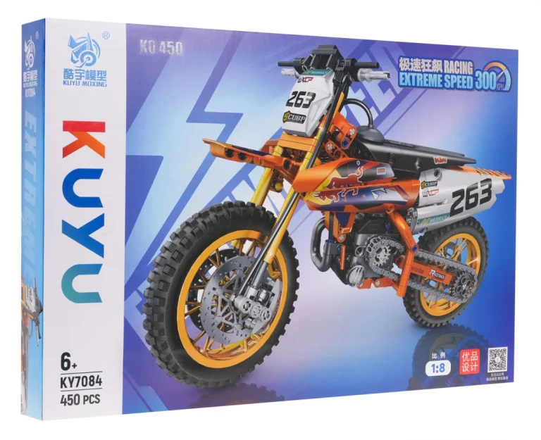 Motor Cross Set Od 450 Kockica 1:8 6