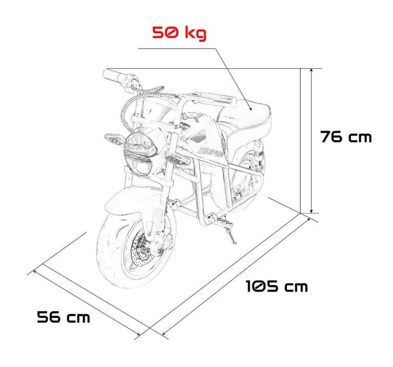 Motor Supermoto Narančasti Motor Na Akumulator 2