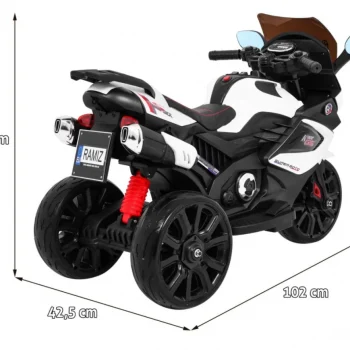 Motorek Grand Sport Bijela Motor Na Akumulator 2