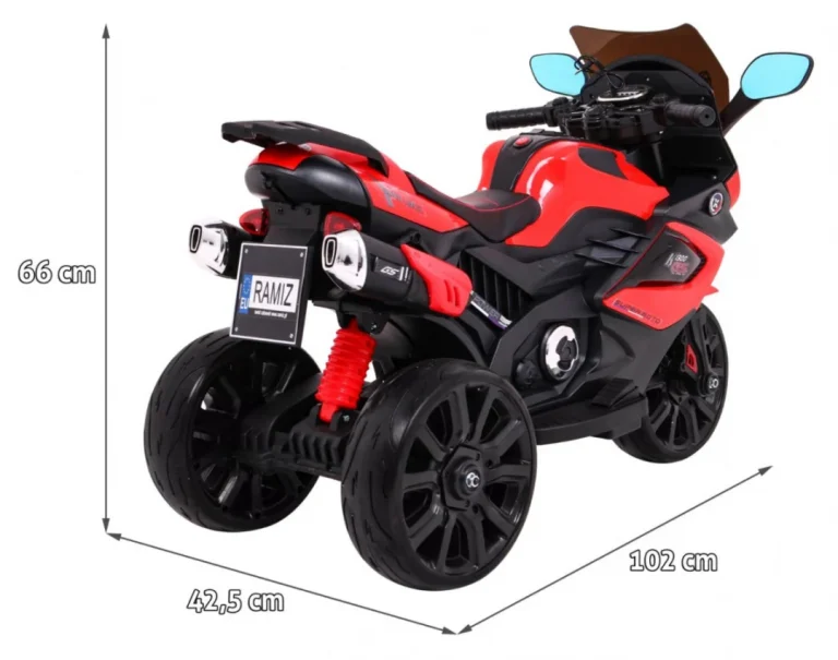 Motorek Grand Sport Na Akumulator, Crveni Motor Na Akumulator 2