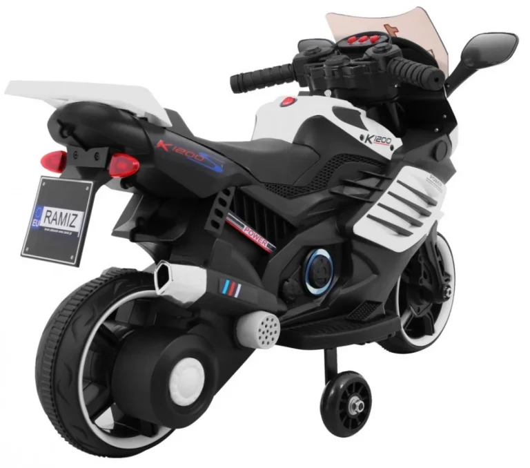 Motorek Superbike Bijela Motor Na Akumulator 5