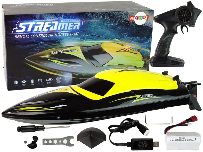 Motorni čamac R/c 2.4g Žuti 35 Km/h 1