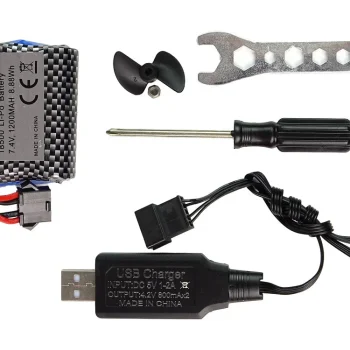 Motorni čamac R/c 2.4g Crveni 7