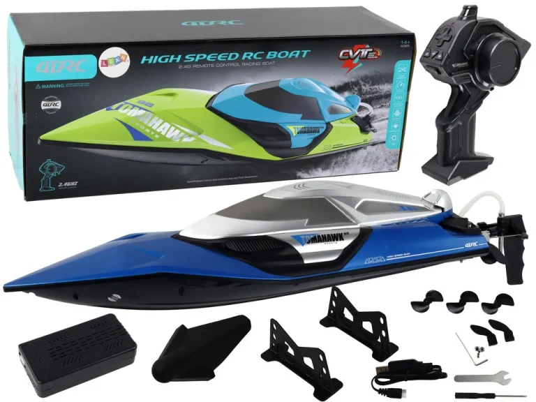 Motorni čamac R/c 2.4g Svjetla 30 Km/h Plava 1
