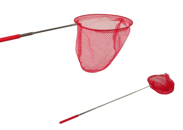 Mreža Za Leptire Protiv Insekata, Sklopiva Teleskopska, 85 Cm, Crvena 1