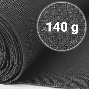 Mreža Za Sjenu 1,2 X 25 M 140 G/m2 + 50 Stezaljki Siva 8